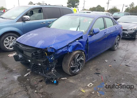 2024 Hyundai Elantra Limited from USA, damaged, VIN KMHLP4DG7RU773475